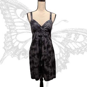 Kensie tie-dye 100% cotton grey black dress